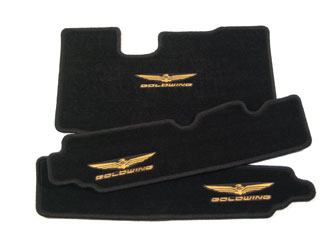 Комплект ковриков для заднего и боковых кофров с логотипом Goldwing 01-10гг
