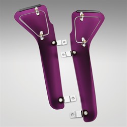 Дефлекторы боковые верхние, фиолетовые (пара)