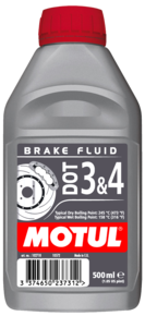 Тормозная жидкость DOT 3&4 Brake Fluid 0.5л