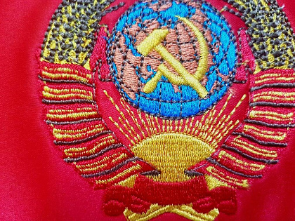 ФЛАГ СССР, ВЫШИВКА