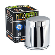 Масляный фильтр HiFLO, HD Twin Cam & CVO, хромированый корпус