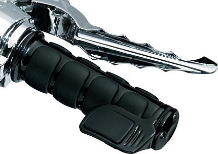Прямоугольная клавиша GlossBlack на ручку газа ISO-Throttle Boss для арт.6383 (правая)