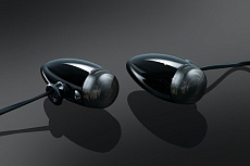 Черные поворотники Gloss Black L.E.D. Mini Bullets, янтарный свет (пара)