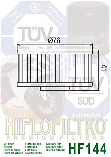 Масляный фильтр HiFLO FZ400/600, FZR400/600, XJ400/600/650/700/900, XS400