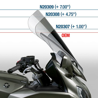 Ветровое стекло VStream® для Yamaha FJR1300, 13-24гг