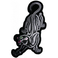 Нашивка "Черная пантера", с термоклеем