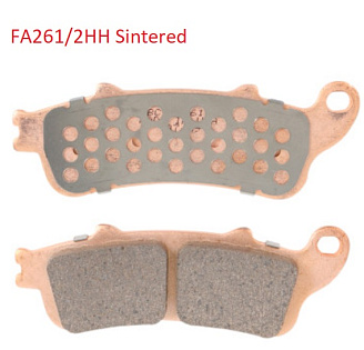 Задние томозные колодки FA261/2HH Sintered медносплавные (пара)