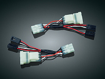 Для GL1800 F6B Bagger Комплект проводки для подключения аксесуаров с подсветкой в цепь передних габаритов/поворотников