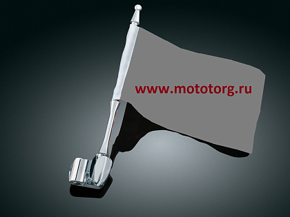 Флагшток для мотоцикла GL1500, крепится на антенну (замени флаг)