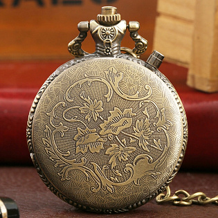 Подарочные карманные часы "Байкерские" с диодной подсветкой