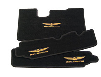 Комплект ковриков для заднего и боковых кофров с логотипом Goldwing